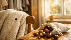 Kleidermotten im Kleiderschrank: helfen Rosskastanien wirklich gegen Löcher in Wolle